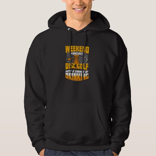 Wochenende Forecast Disk Golf Hoodie (Vorderseite)