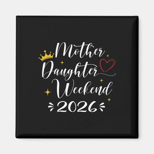 Wochenende für Mutter und Tochter 2026 Mädchen-Tri Magnet (Vorne)