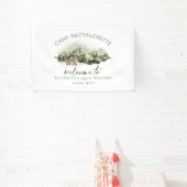 Wochenende im Camping Woods Bachelorette Banner (InSitu)