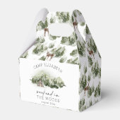 Wochenende im Camping Woods Bachelorette Geschenkschachtel (Rückseite)