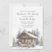 Wochenende im Junggeselinnen-Abschied des Campings Einladung (Vorderseite)