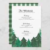 Wochenende in Cabin - Junggeselinnen-Abschied Programm (Vorne/Hinten)