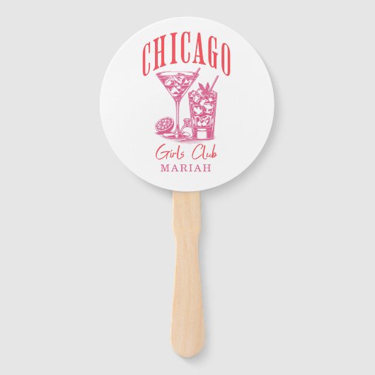 Wochenende in Chicago Fächer (Vorderseite)