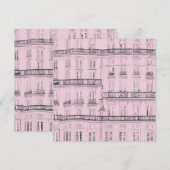 Wochenende in Paris Einladung (Vorne/Hinten)