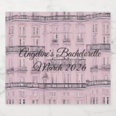 Wochenende in Paris Schaumweinetikett (Einzelnes Label)