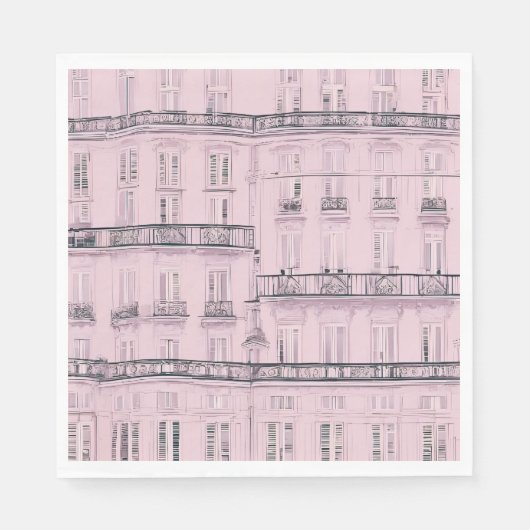 Wochenende in Paris Serviette (Vorderseite)