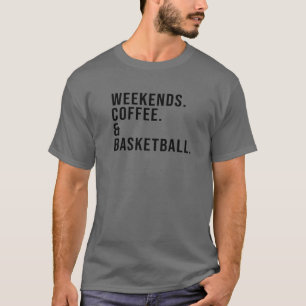 Wochenende Kaffee und Basketball Mama Baseball T-Shirt