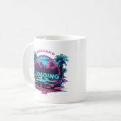 Wochenende Laden Retro Sunset 11 oz Tasse 80er Aes (Vorderseite Links)