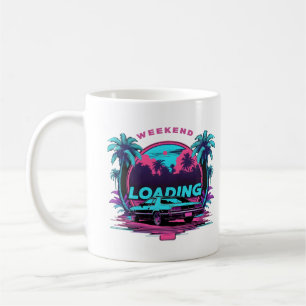 Wochenende Laden Retro Sunset 11 oz Tasse 80er Aes