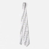 Wochenende lustiger Text Krawatte (Rückseite)