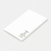 Wochenende lustiger Text Post-it Klebezettel (angewinkelt)