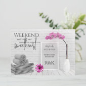 Wochenende mit dem Schweden Einladung (Stehend Vorderseite)