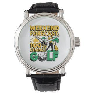 Wochenende Prognose 100% Chance auf Golf Armbanduhr