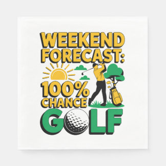 Wochenende Prognose 100% Chance auf Golf Serviette