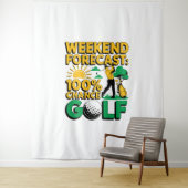 Wochenende Prognose 100% Chance auf Golf Wandteppich (Beispiel)