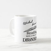 Wochenende prognostiziert: Ablesen…. Kaffeetasse (Vorderseite Links)