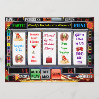 Wochenende SpielautomatVegas Bachelorette lädt ein Einladung