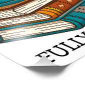 Wochenende voll gebuchte Buchliebhaber Fotodruck (Ecke)