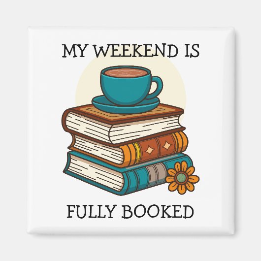 Wochenende voll gebuchte Buchliebhaber Magnet (Vorne)