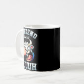 Wochenende Woche Vorhersage Freitag Urlaub Arbeits Kaffeetasse (Vorderseite Links)