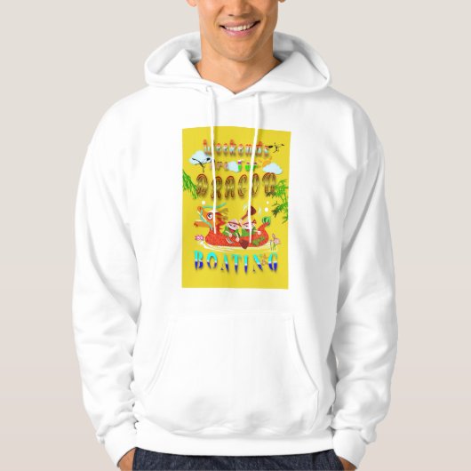 Wochenenden für Drachenboote Hoodie (Vorderseite)