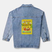 Wochenenden für Drachenboote Jeansjacke (Rückseite)