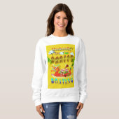 Wochenenden für Drachenboote Sweatshirt (Vorne ganz)