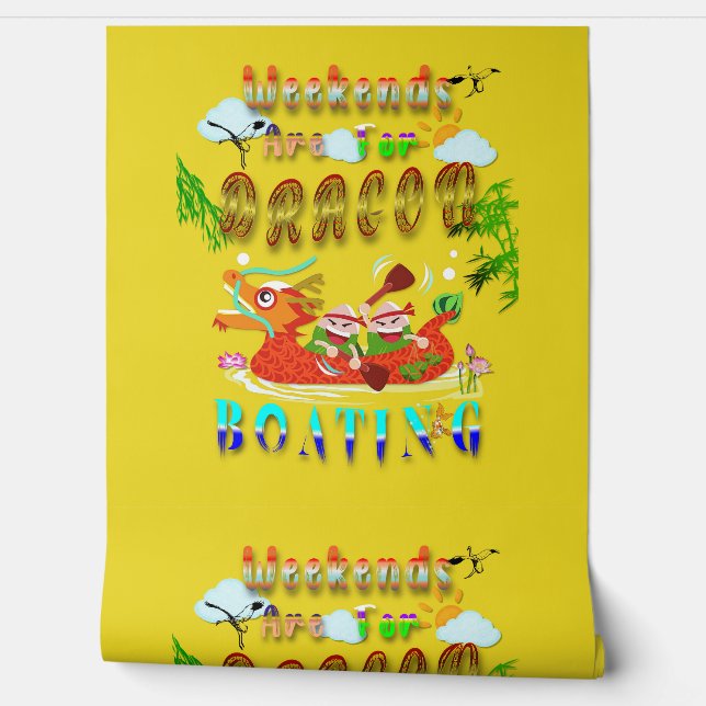 Wochenenden für Drachenboote Tapete (Abrollen)