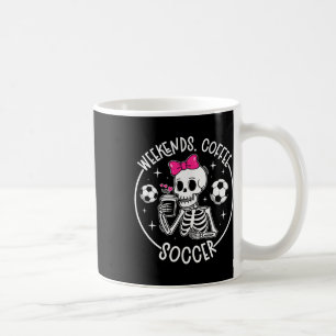 Wochenenden-Kaffee-Fußballmutter eines Fußballspie Kaffeetasse