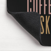 Wochenenden Kaffee Skizze Mousepad (Ecke)