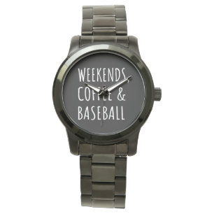 Wochenenden, Kaffee und Baseball I Armbanduhr