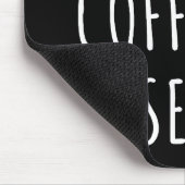 Wochenenden, Kaffee und Baseball I Mousepad (Ecke)