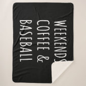 Wochenenden, Kaffee und Baseball I Sherpadecke (Vorderseite)