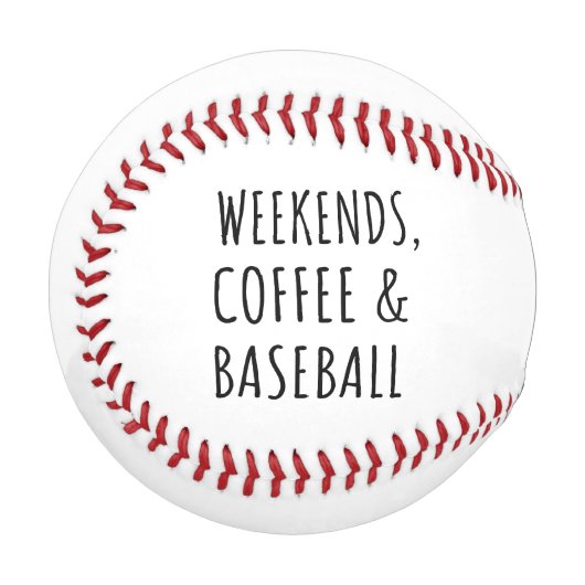 Wochenenden, Kaffee Und Baseball Ich (Vorderseite Links)