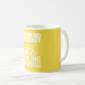 WOCHENENDEN-PROGNOSEN-BOWLING KAFFEETASSE (VorderseiteRechts)