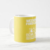 WOCHENENDEN-PROGNOSEN-BOWLING KAFFEETASSE (Vorderseite Links)