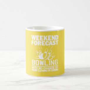 WOCHENENDEN-PROGNOSEN-BOWLING KAFFEETASSE