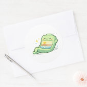 Wochenendenergie Runder Aufkleber (Umschlag)