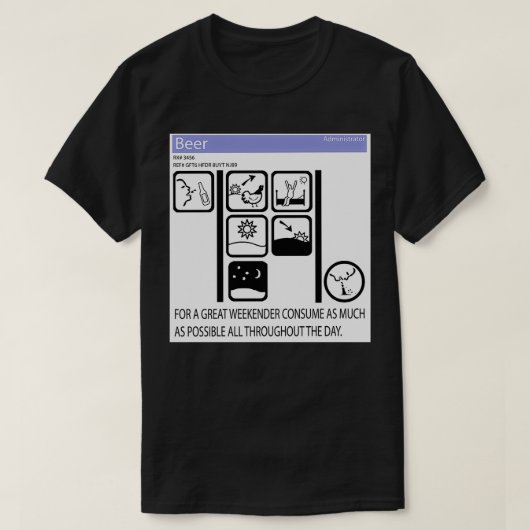 Wochenenderbild T-Shirt (Design vorne)