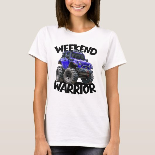 Wochenendkrieger 4x4  T-Shirt (Vorderseite)