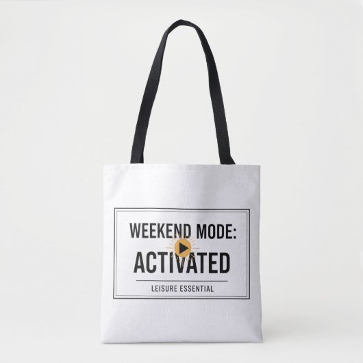 Wochenendmodus aktiviert tasche (Vorderseite)