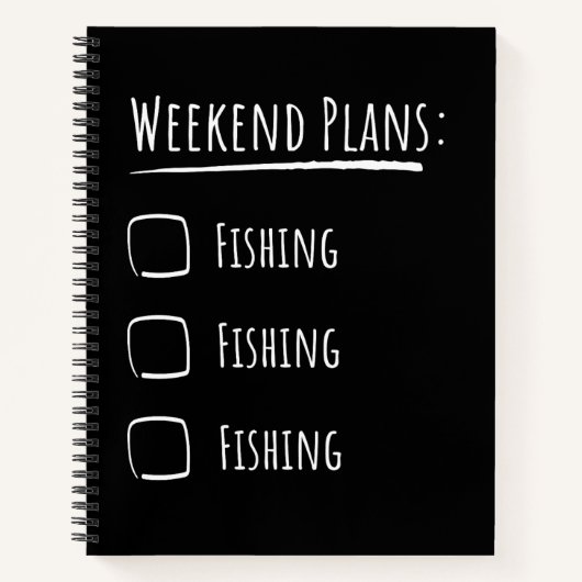 Wochenendpläne Notizblock (Vorderseite)