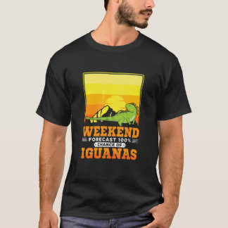 Wochenendprognose: 100 Chance auf Iguanas T-Shirt