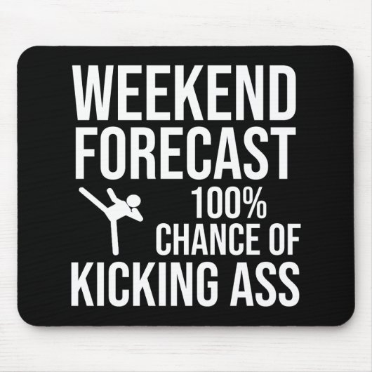 Wochenendprognose - 100% Chance auf Kicking-Ass Mousepad (Vorne)