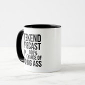 Wochenendprognose - 100% Chance auf Kicking-Ass Tasse (Vorderseite Links)