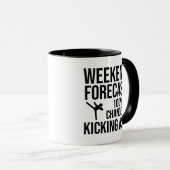 Wochenendprognose - 100% Chance auf Kicking-Ass Tasse (VorderseiteRechts)