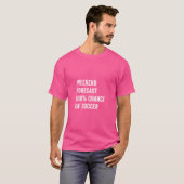 Wochenendprognose Funny Soccer Lover T-Shirt (Vorne ganz)