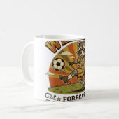 Wochenendprognose Fußball und Nickerchen Lustiger Kaffeetasse (Vorderseite Links)