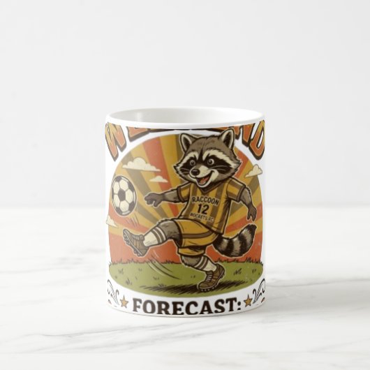 Wochenendprognose Fußball und Nickerchen Lustiger Kaffeetasse (Mittel)