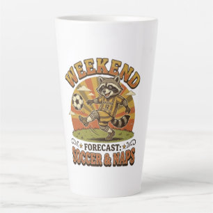Wochenendprognose Fußball und Nickerchen Lustiger  Milchtasse